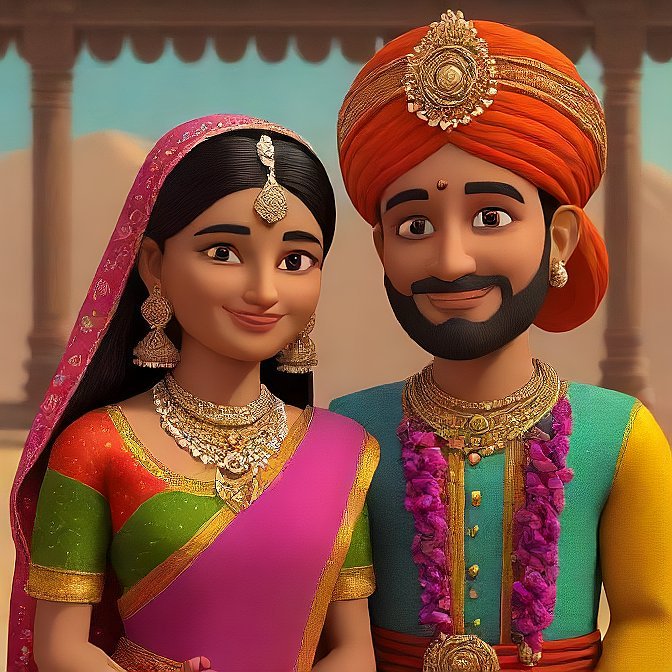 3D cartoon character art